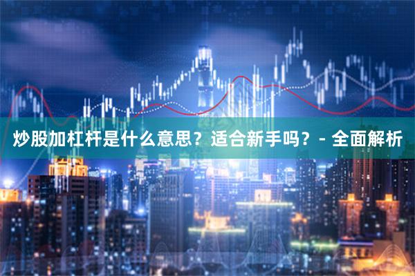 炒股加杠杆是什么意思？适合新手吗？- 全面解析
