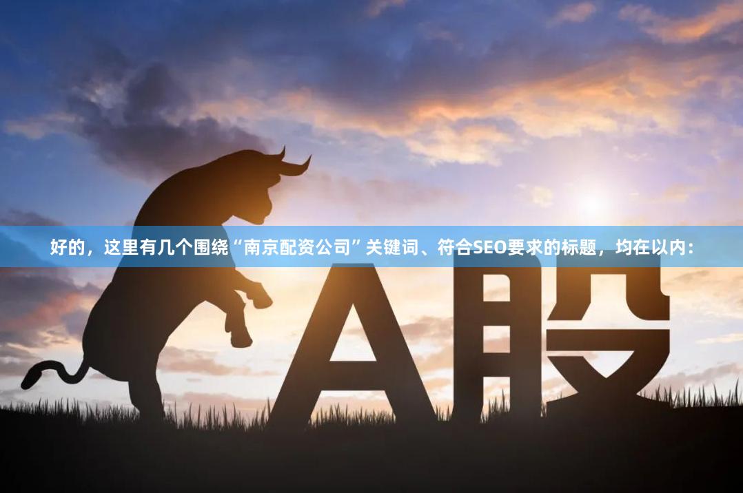 好的，这里有几个围绕“南京配资公司”关键词、符合SEO要求的标题，均在以内：